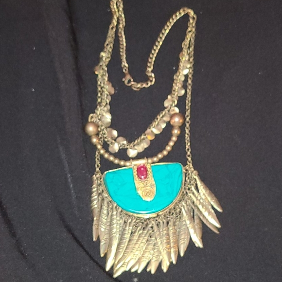 Bohemian necklace beautiful! - Picture 4 of 5